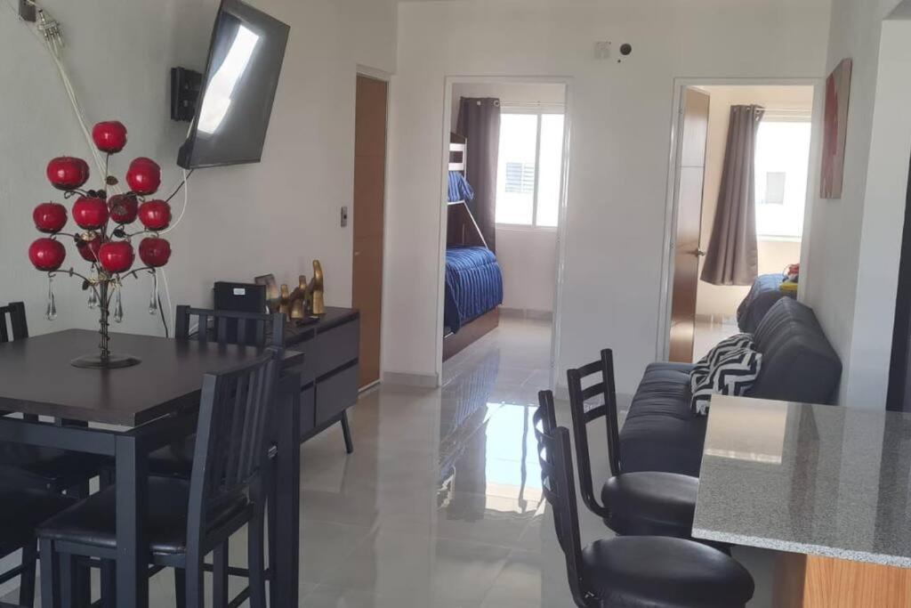 Bonito Penthouse Con Roof Garden Apartment Manzanillo Ngoại thất bức ảnh